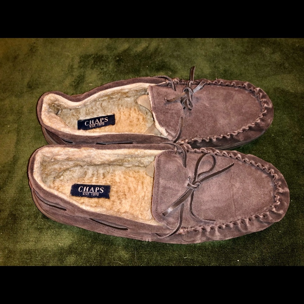 Chaps Mens Slippers Sz. 13 (XXL)